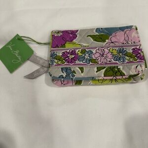 Vera Bradley Floral Wallet in Pink and Green